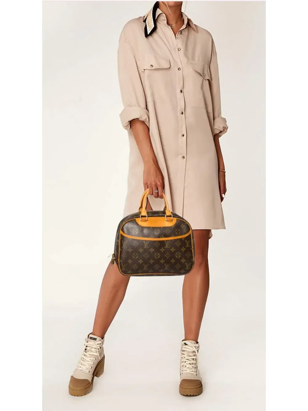 Louis Vuitton Monogram Canvas Trouville Bag